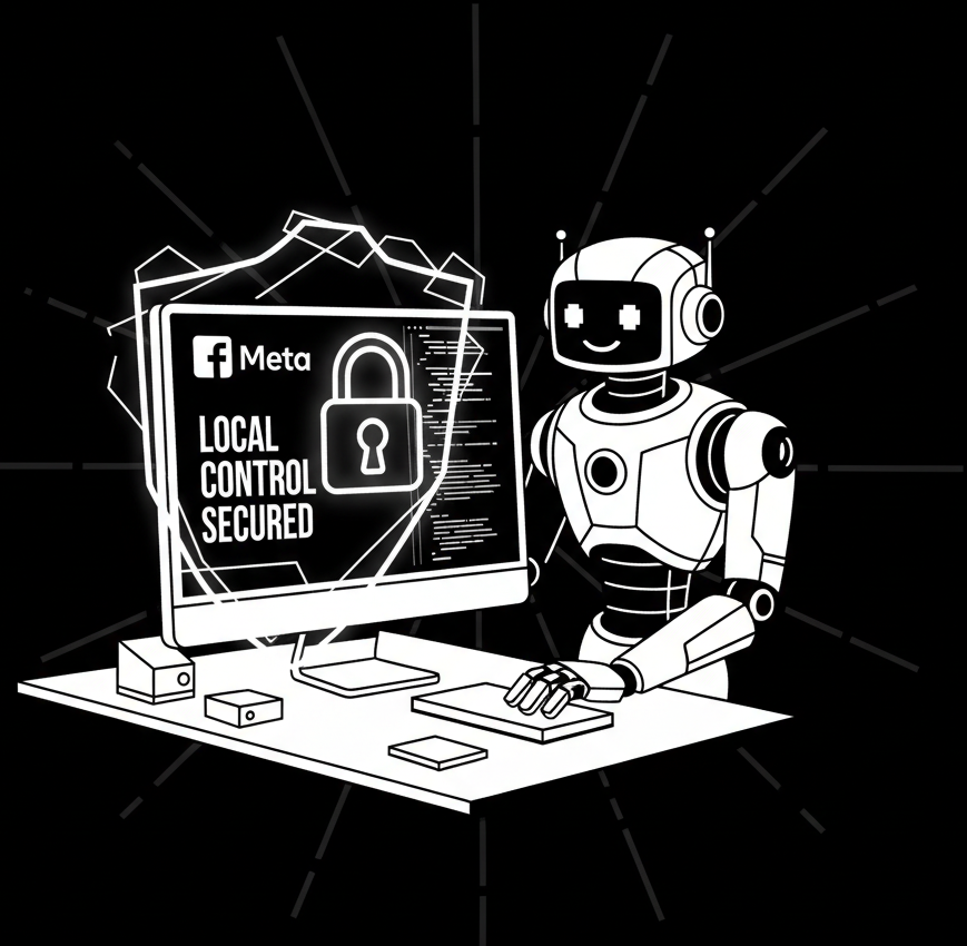 Ilustración de un computador de escritorio con un escudo de seguridad